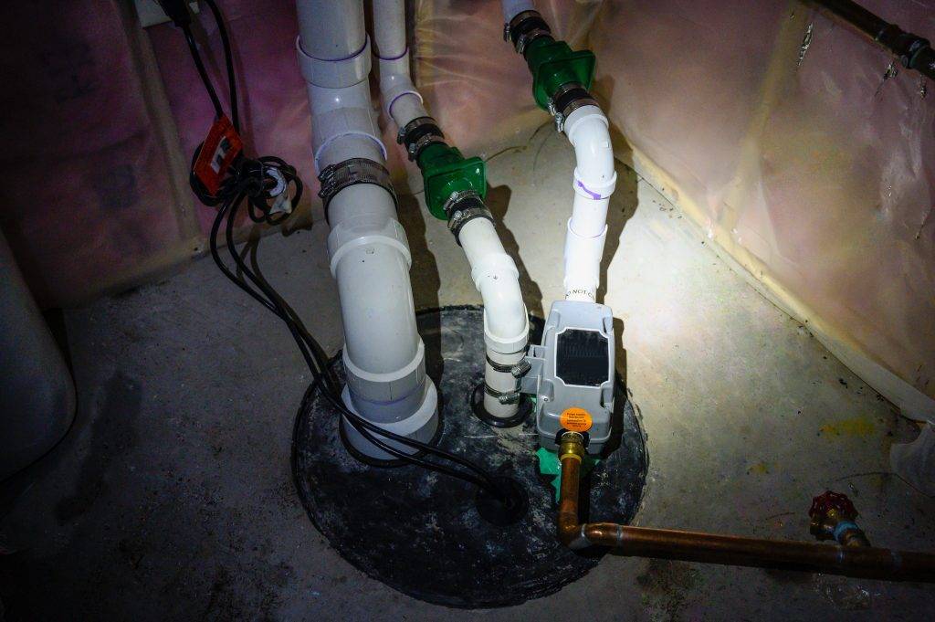 sump pump failure insurance claim in Doylestown