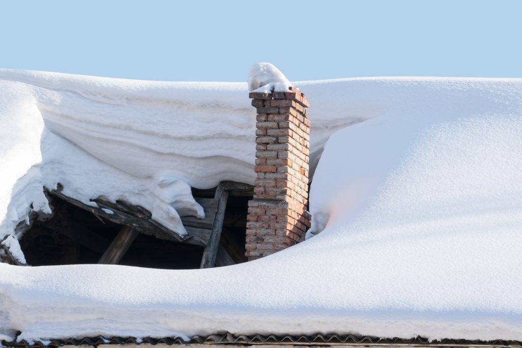 snow roof collapse in Hilltown Township