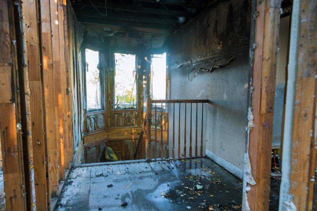 total loss fire claim